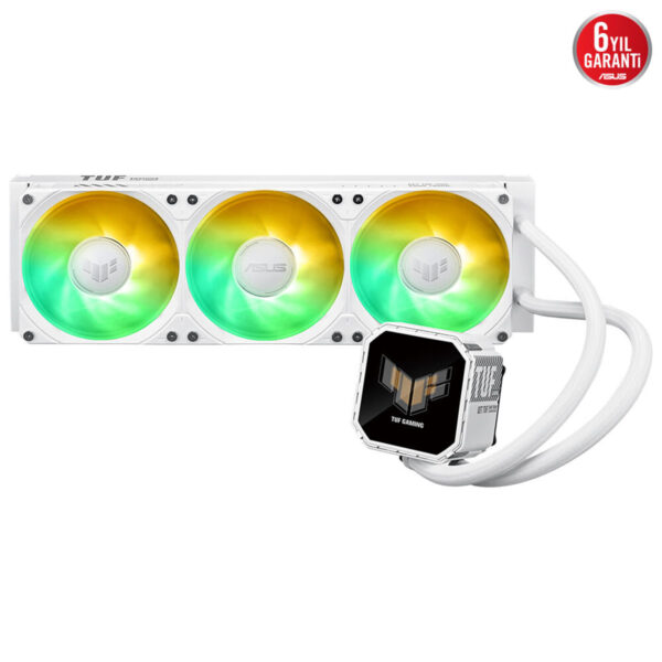 Asus Tuf Gaming Lc Iii 360 Argb Lcd White Edition 360mm Intel Amd Uyumlu İşlemci Sıvı Soğutucu 3