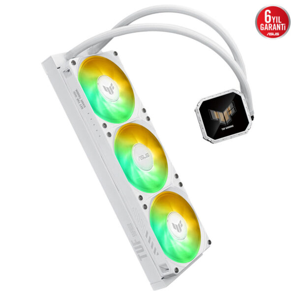 Asus Tuf Gaming Lc Iii 360 Argb Lcd White Edition 360mm Intel Amd Uyumlu İşlemci Sıvı Soğutucu 6