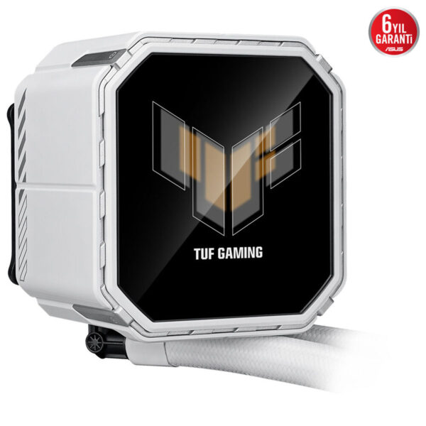 Asus Tuf Gaming Lc Iii 360 Argb Lcd White Edition 360mm Intel Amd Uyumlu İşlemci Sıvı Soğutucu 9