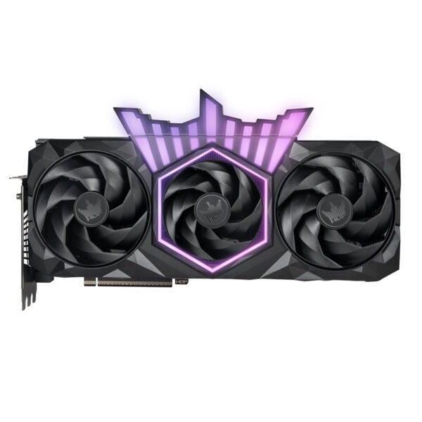 Yüksek performanslı oyun ekran kartı, siyah tasarım ve RGB aydınlatma, gelişmiş soğutma özellikleri ile oyun tutkunlarının seçimi. HOP markalı üçlü fan ve şık ışıklandırma detaylarıyla öne çıkıyor.