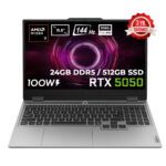 Lenovo LOQ 15AHP10 AMD Ryzen 7-250 GeForce RTX 5050 8GB 100W 24GB DDR5 512GB SSD 15.6 inç Full HD 144Hz IPS FreeDos Gaming Laptop (83JG006CTR)