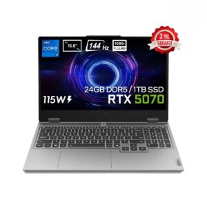 Lenovo Loq 15irx10 Intel Core I7 13650hx Geforce Rtx 5070 8gb 115w 24gb Ddr5 1tb Ssd 15 6 Inc Full Hd 144hz Ips Freedos Gaming Laptop 83je00ewtr Control Resonant Hediyeli 1