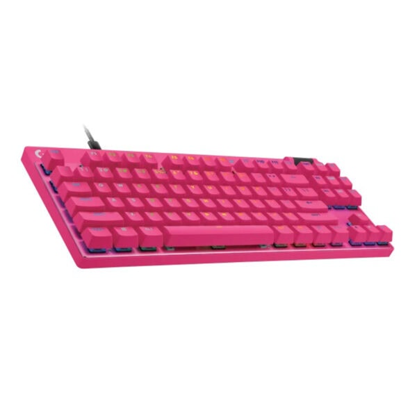 Logitech G Pro X Tkl Rapid Manyetik Switch Rgb İngilizce Pembe Gaming Klavye 2