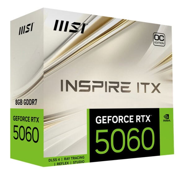 Msi Geforce Rtx 5060 8g Inspire Itx Oc 8gb Gddr7 128 Bit Dlss 4 Ekran Kartı 10