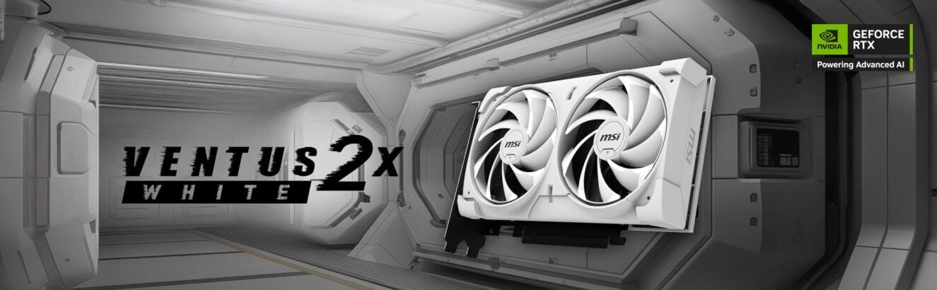 MSI GeForce RTX 5060 8G VENTUS 2X OC WHITE Ekran Kartı h1