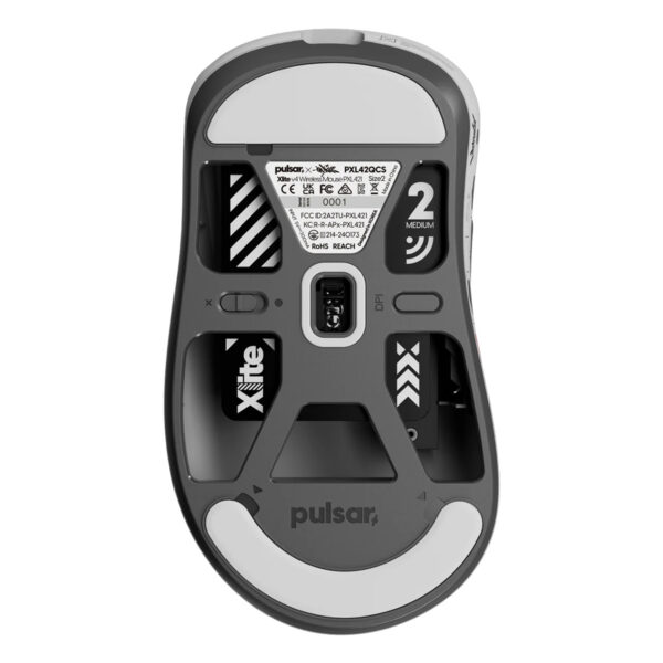 Pulsar Xlite V4 Quiccs Edition Size 2 Medium 8k Hz Xs 1 Sensor Kablosuz Gaming Mouse Pxl42qcs 5