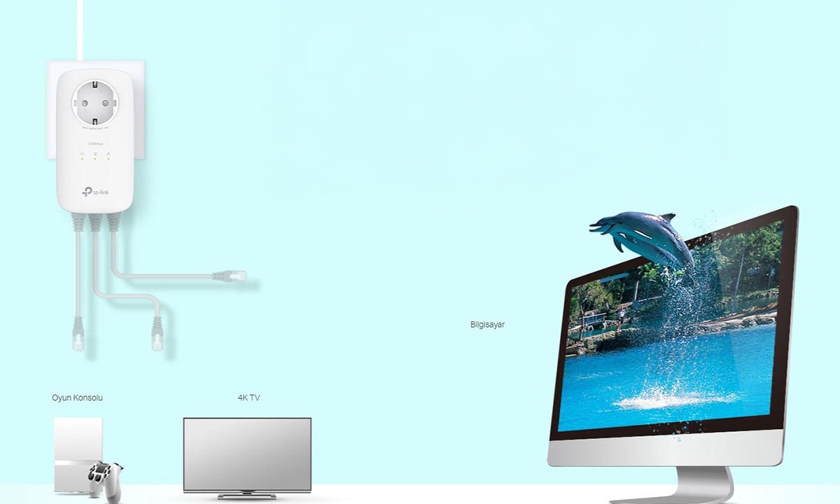 Maksimum Bağlantı Olanağı için 3 Gigabit Portu