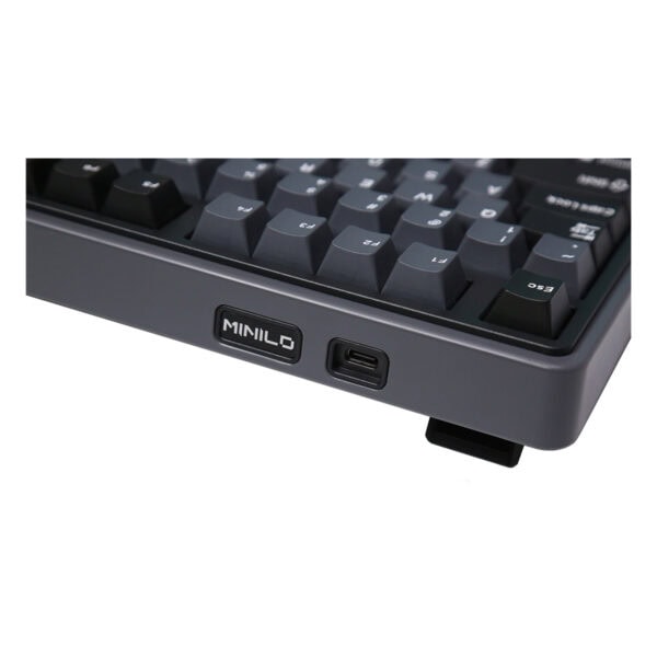 Varmilo Minilo75 He Siyah 75 Gateron Magnetic Jade Pro Manyetik Switch Hall Effect Rgb Hotswap Mekanik Gaming Klavye Y5