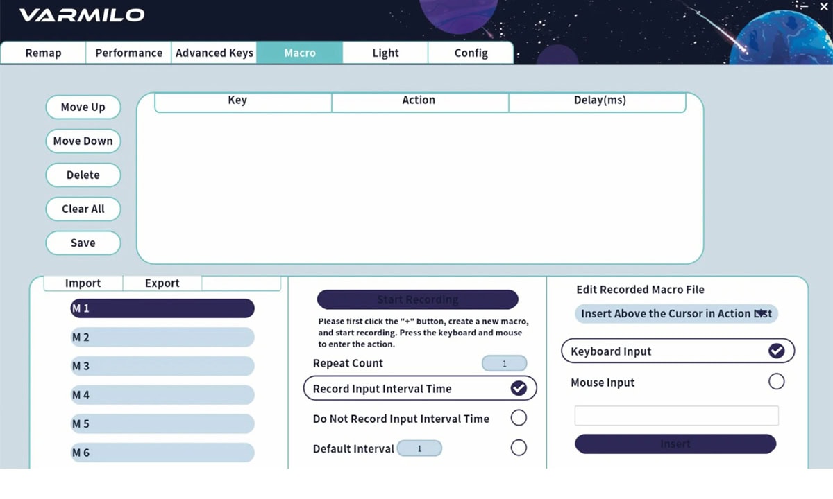 VARMILO Muse65 HE Asgard %65 Gateron Gaming Klavye H9