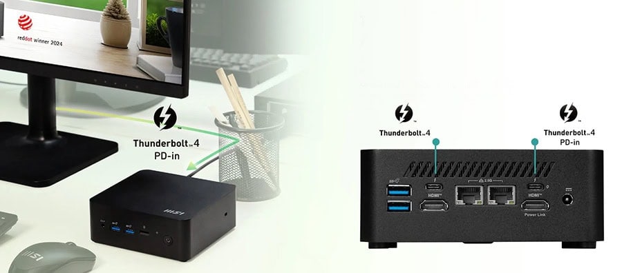 MSI CUBI NUC 1M-002EU Mini Bilgisayar H13