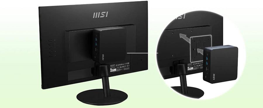 MSI CUBI NUC 1M-002EU Mini Bilgisayar H15