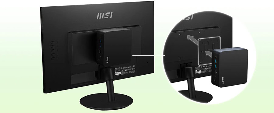 MSI CUBI NUC 1M-003EU Mini Bilgisayar H15