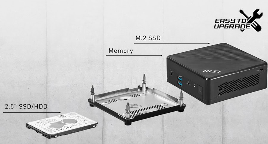 MSI CUBI 5 12M-001BEU Mini Bilgisayar H17