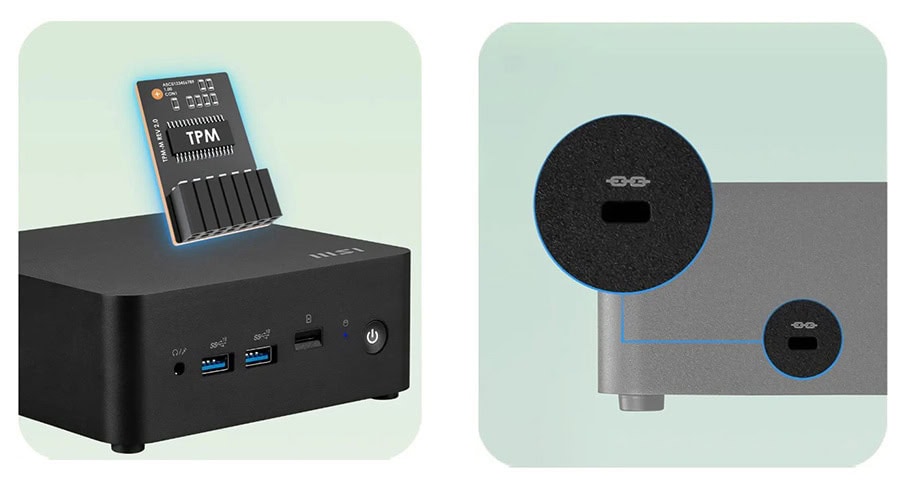 MSI CUBI NUC 1M-002EU Mini Bilgisayar H17