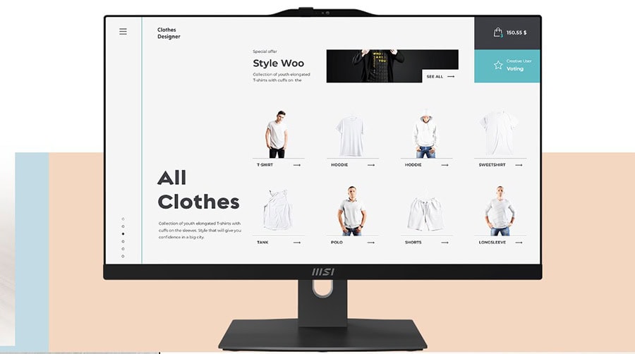 MSI MODERN AM242P 12M-1889TR All In One Bilgisayar H17