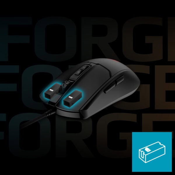 MSI FORGE GM100 RGB Gaming Mouse h2