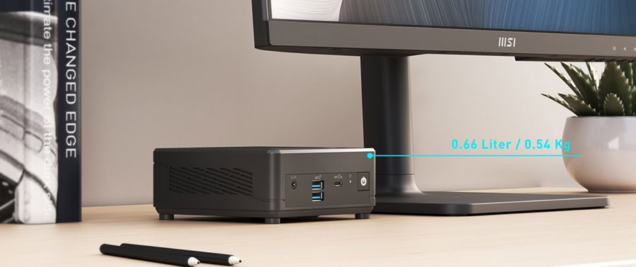 MSI CUBI N ADL-072XEU Mini Bilgisayar H4