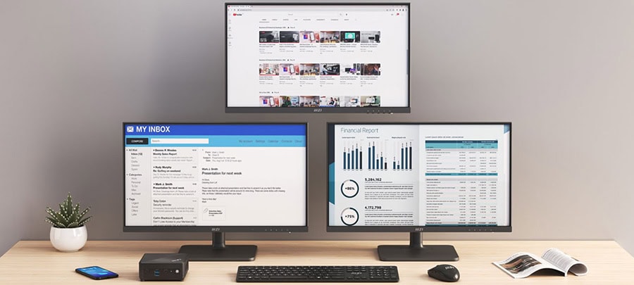 MSI CUBI N ADL-072XEU Mini Bilgisayar H7