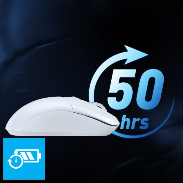 MSI VERSA 300 WIRELESS WHITE Gaming Mouse H8