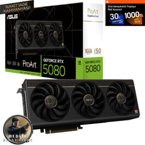 Asus Proart Geforce Rtx 5080 16gb Gddr7 Oc Edition 256 Bit Dlss 4 Ekran Kartı 007 First Light Hediyeli 1