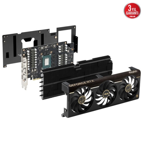 Yüksek performanslı ASUS GeForce RTX ekran kartı ve ilgili donanımlar, oyun ve grafik işlemleri için optimize edilmiştir, kaliteli ve dayanıklı yapı ile uzun ömür sağlar.