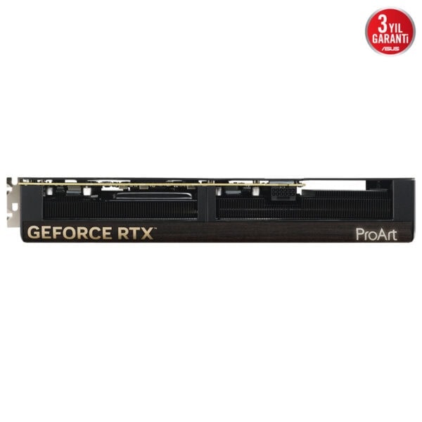 Yanıt: Yüksek performanslı GeForce RTX ekran kartı, oyun ve grafik tasarım için ideal, ProArt tasarımı ve 3 yıl garanti ile uzun ömür sağlar.