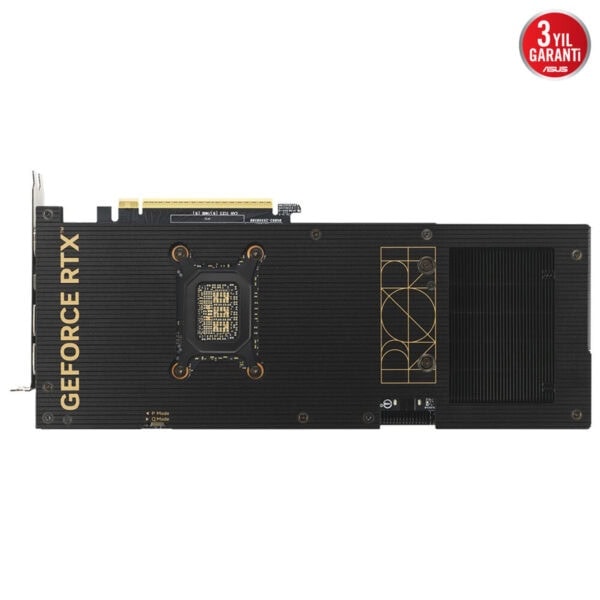 Yüksek performanslı NVIDIA GeForce RTX ekran kartı, oyun ve render işlemleri için ideal, gelişmiş soğutma ve güç dağıtımı özellikleriyle donatılmış.