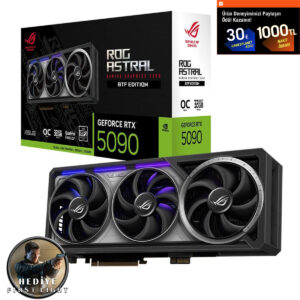 Asus Rog Astral Geforce Rtx 5090 32gb Gddr7 Btf Oc Edition 512 Bit Dlss 4 Ekran Kartı 007 First Light Hediyeli 1