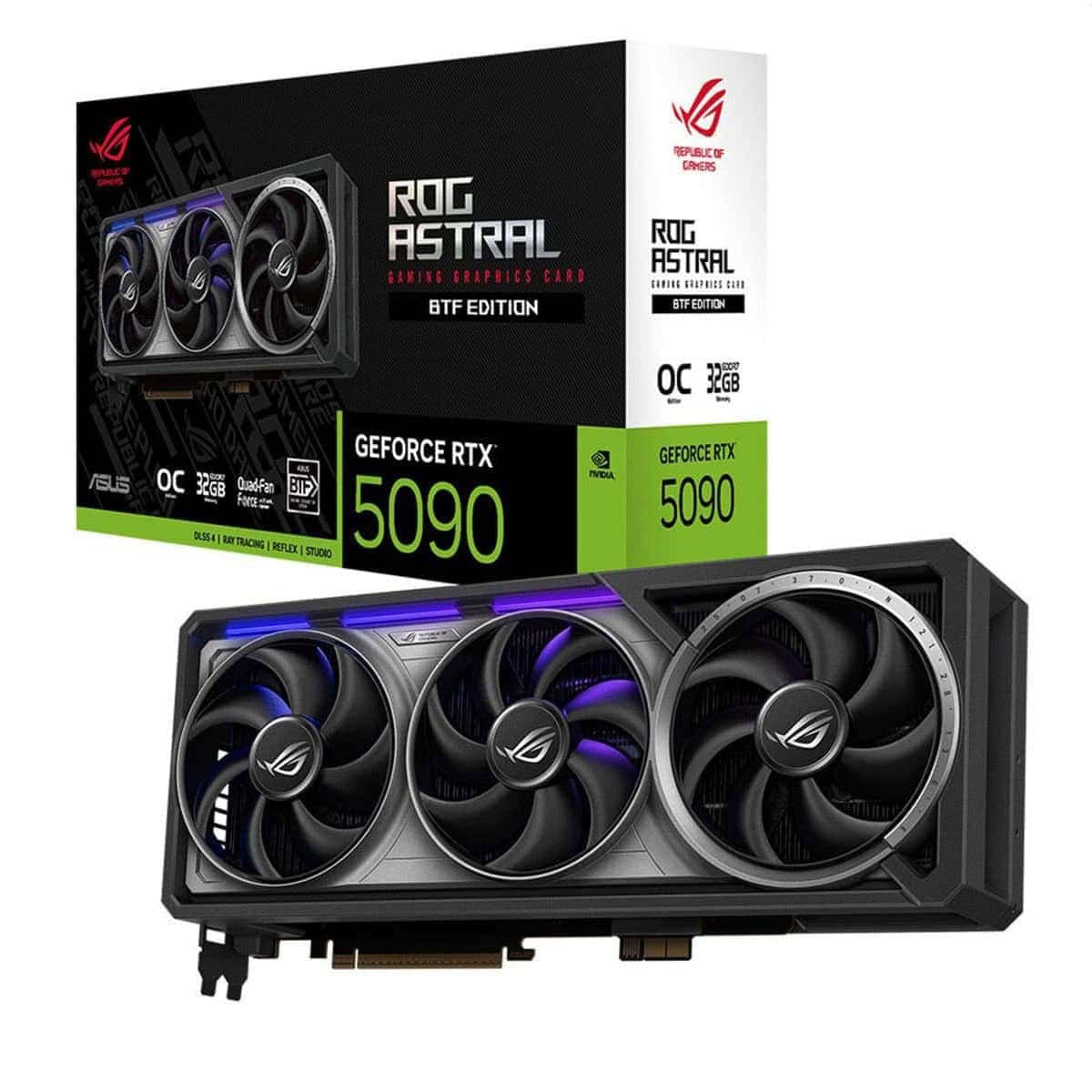 Asus Rog Astral Geforce Rtx 5090 32gb Gddr7 Btf Oc Edition 512 Bit Dlss 4 Ekran Karti Control Resonant Hediyeli 1
