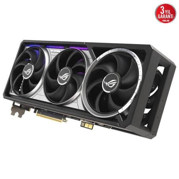 Yüksek performanslı ASUS ROG Strix GPU ekran kartı, gelişmiş soğutma sistemi ve şık tasarımıyla oyun ve grafik işleme ihtiyaçlarını karşılar.