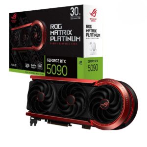 Asus Rog Matrix Platinum Geforce Rtx 5090 30th Anniversary Edition 32gb Gddr7 512 Bit Dlss 4 Ekran Karti Control Resonant Hediyeli 1
