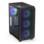 Endorfy Arx 500 ARGB Mesh Temperli Cam USB 3.0 Mid Tower ATX Gaming Kasa (EY2A011)
