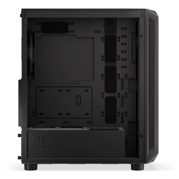 Yüksek performanslı oyun bilgisayarı kasası iç tasarımı, hava akışlı soğutma sistemi ve geniş genişleme alanı ile özellikle gaming ve donanım tutkunu kullanıcılar için ideal.