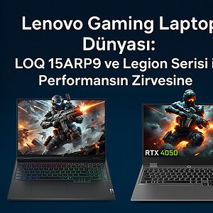 Yüksek performanslı Lenovo gaming dizüstü bilgisayarları, Legion serisi ve LOQ 15AR P9 modeli ile oyun tutkunlarının tercihleri.