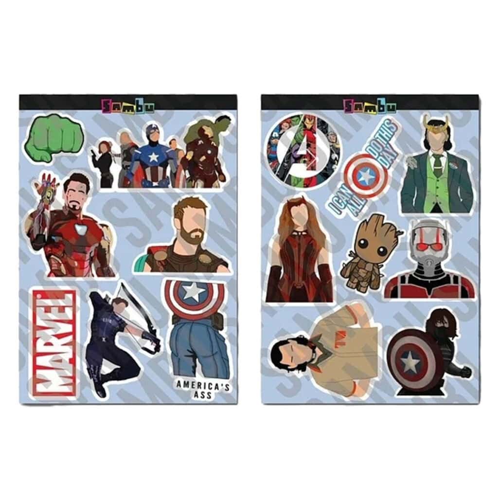 Marvel Sticker Seti - Gaming.Gen.TR