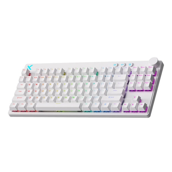Mchose Mix 87 Beyaz 80 Lightning Manyetik Switch 8k Hz Hall Effect Rgb Hotswap Mekanik Gaming Klavye Mc Mix87 2 2