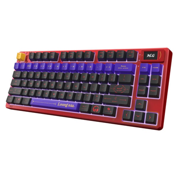 Yüksek performanslı renkli RGB aydınlatmalı oyun klavyesi, dayanıklı tuşlar ve özel tasarım ile oyunculara mükemmel oyun deneyimi sunar.