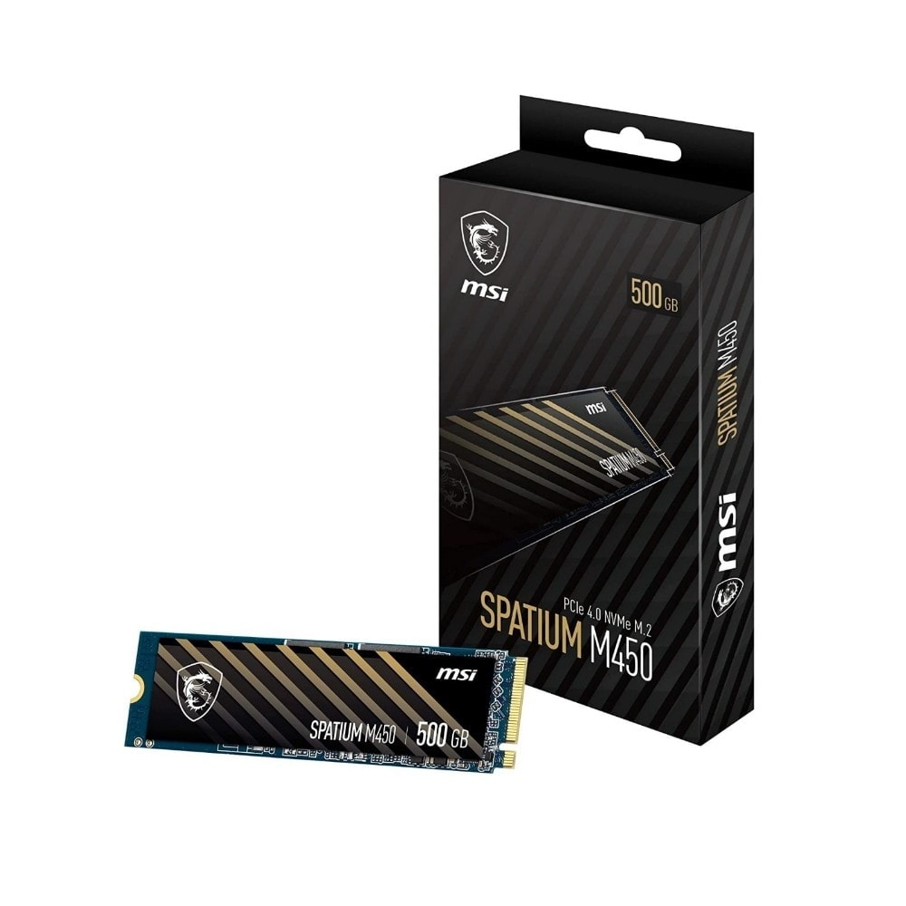 Msi Spatium M450 500gb Pcie Gen4 X4 M 2 Ssd Hizli Sessiz Guvenilir 1