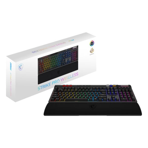 Msi Strike Pro Wireless Kailh Midnight Pro Silent Tactile Switch Rgb Kablosuz Mekanik Gaming Klavye 5