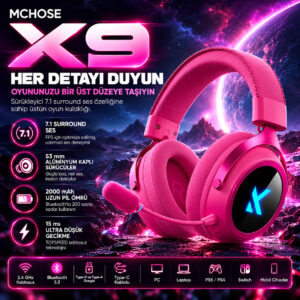 Neon X9 Pembe Kozmik Oyun Deneyimi