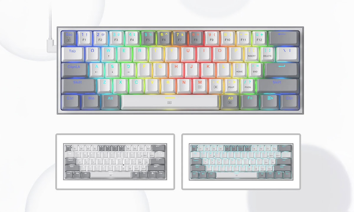 Redragon Kompakt RGB Klavye