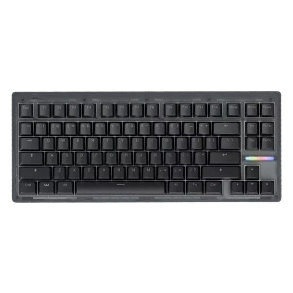 Wooting 80he Ansi Arm Ghost 80 Lekker L60 Linear Manyetik Switch Hall Effect Rgb Hotswap Mekanik Gaming Klavye Wk5 Us2 L60 Smbk1 1