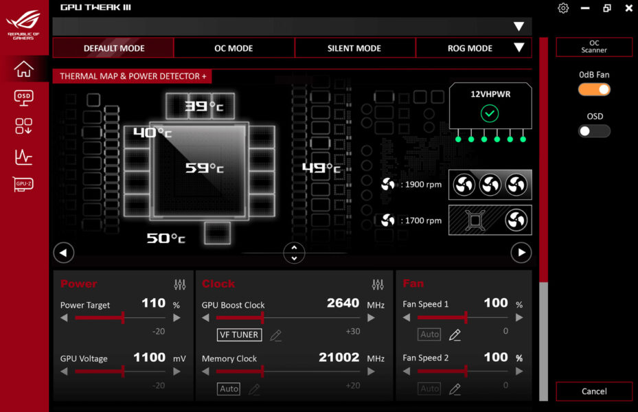 GPU Tweak III ekran görüntüsü, oyun ve grafik performansını optimize etmek için kullanıcı dostu bir arayüzelidir. Temel ayarları ve fan hızlarını kontrol ederek performansı artırabilir.
