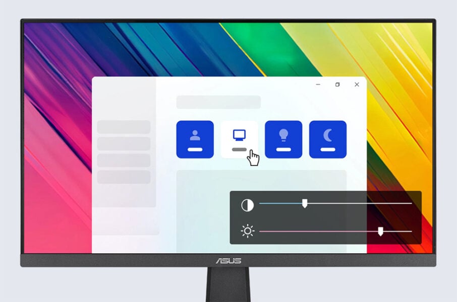 Yüksek kaliteli ASUS 27 inç monitör, IPS ekran, 100Hz yenileme hızı, 1ms MPRT, DisplayPort, geniş görüş açıları ve net görüntü performansı sunar.