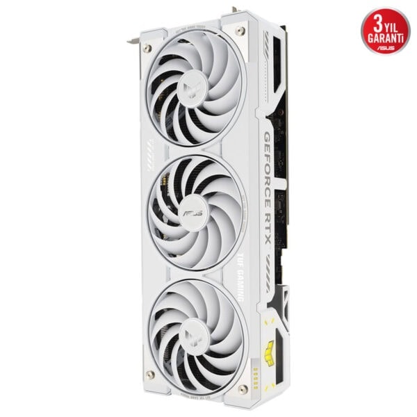 Yüksek performanslı ASUS NVIDIA GeForce RTX grafik kartı, üçlü soğutma fanı ve oyun odaklı tasarım ile üstün oyun deneyimi sağlar.