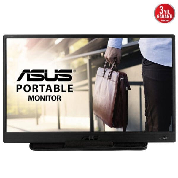 Yüksek çözünürlüklü Asus taşınabilir monitör, şık tasarım ve portatif kullanım özelliği ile oyun ve profesyonel işler için ideal, hafif ve taşınabilir, çeşitli bağlantı seçenekleriyle kullanıcı dostu.