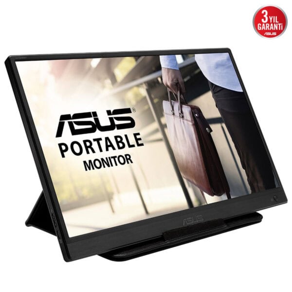 Yüksek çözünürlüklü ASUS taşınabilir monitör ile iş veya eğlence amacıyla kullanıma uygun taşınabilir ekran tasarımı. Şık ve hafif yapısıyla kolay taşıma imkanı sunar.