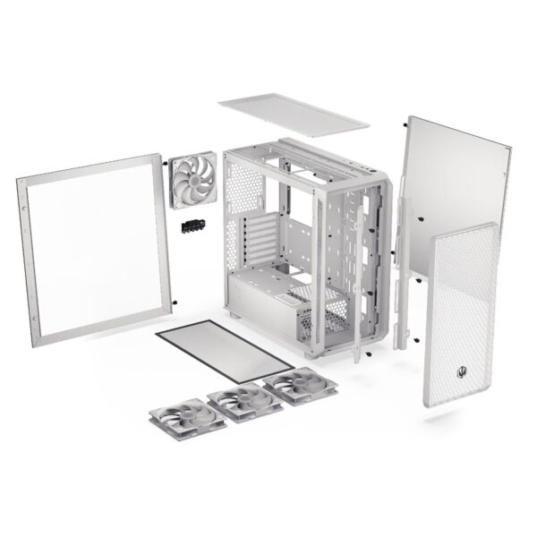 Endorfy Arx 700 White Argb Mesh Temperli Cam Usb 3.2 Gen 2 Mid Tower Atx Gaming Kasa (ey2a017) 26
