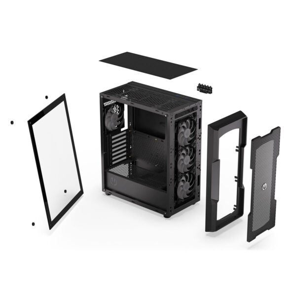Endorfy Regnum 400 Argb Mesh Temperli Cam Usb 3.2 Mid Tower Atx Gaming Kasa (ey2a009) 25