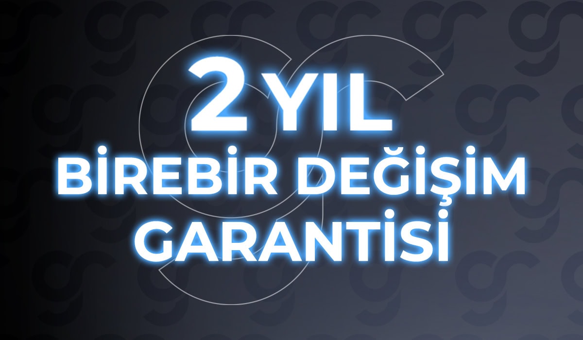 Gameraider 2 Yıl Birebir Değişim Garantisi